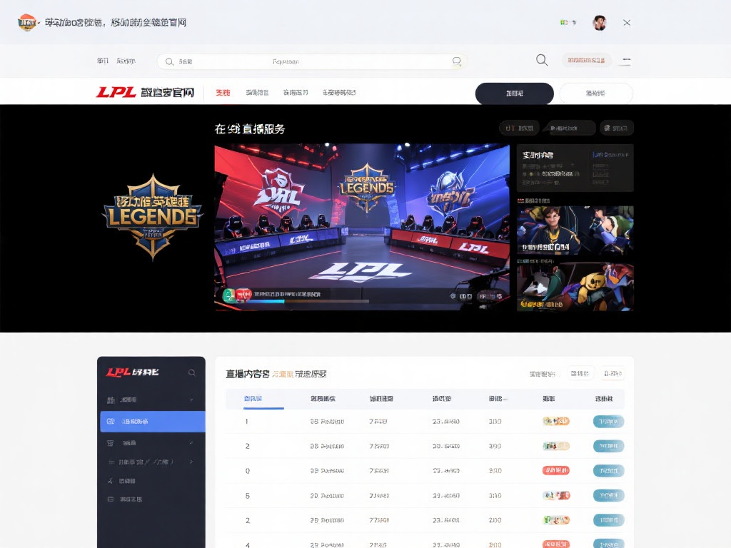 英雄联盟官网在线直播观看赛事日程一览表全解析